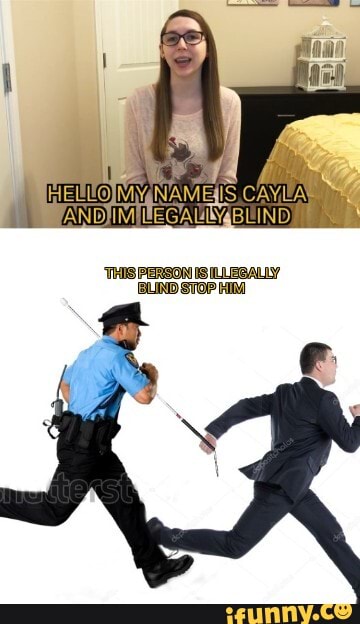 il
'THIS PERSON IS ILLEGALLY BUND STOP