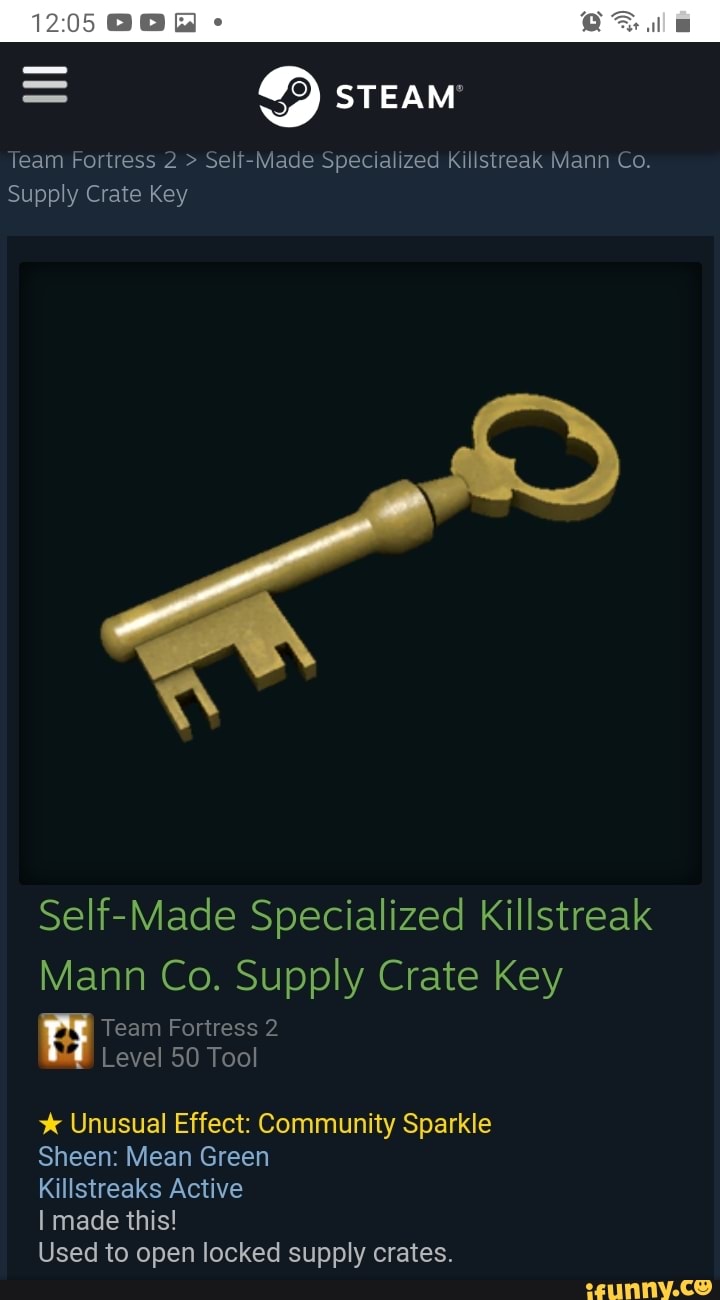 Mann co supply crate key steam фото 1