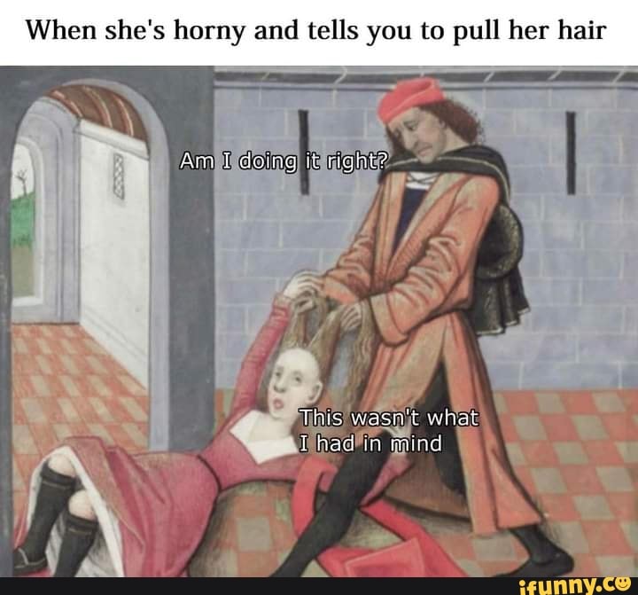 Hairpulling memes. Best Collection of funny Hairpulling pictures on iFunny