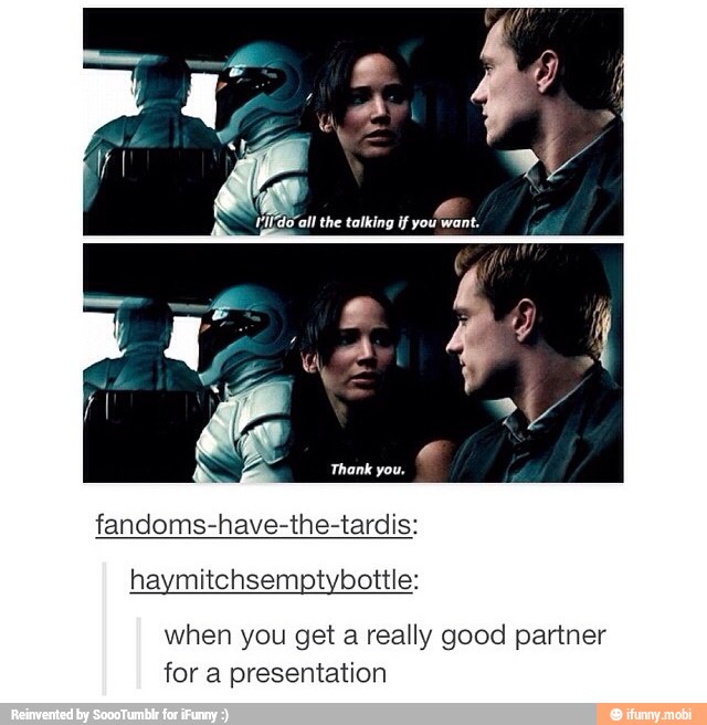 fandoms-have-the-tardis:
when you get a really good partner
for a presentation