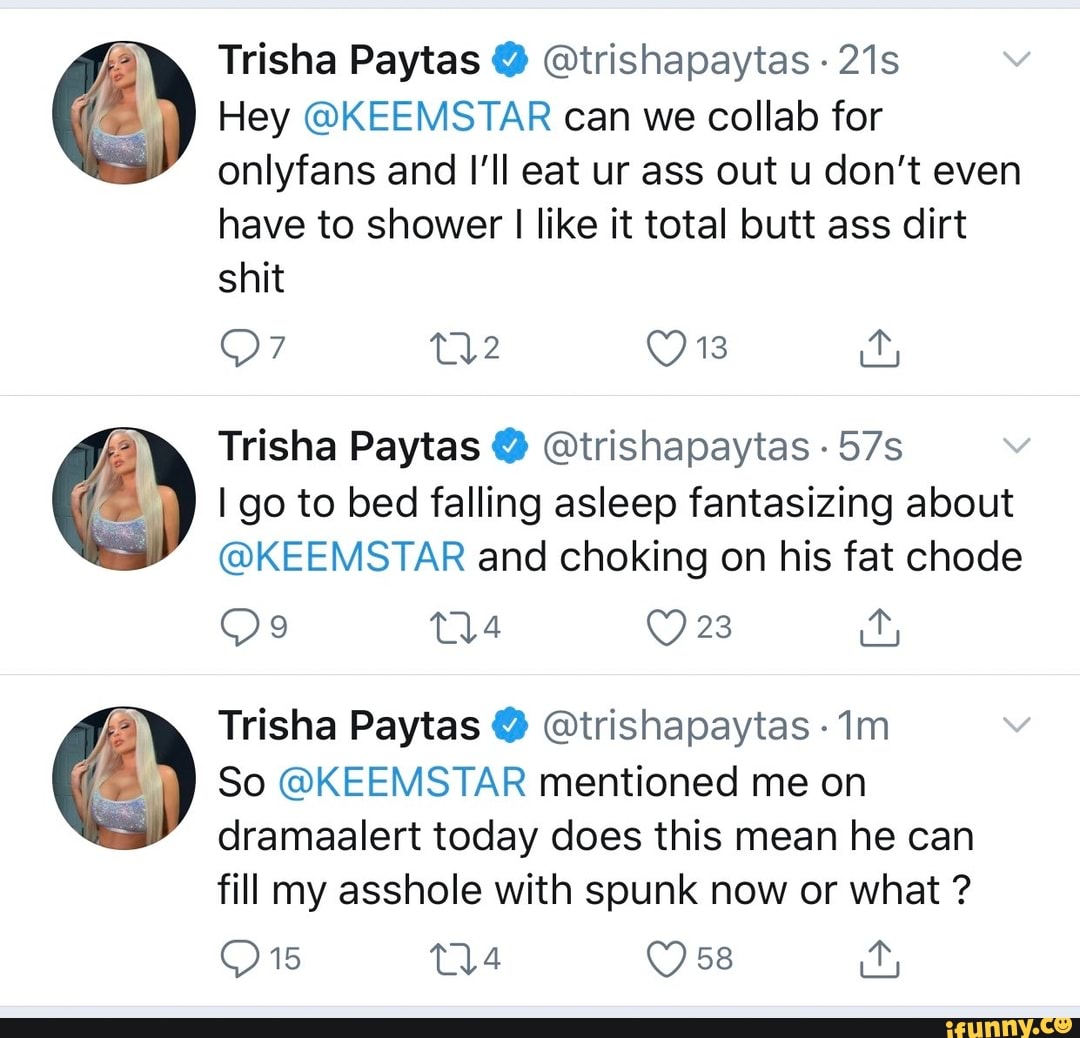 Paytas onlyfans trisha Trisha Paytas