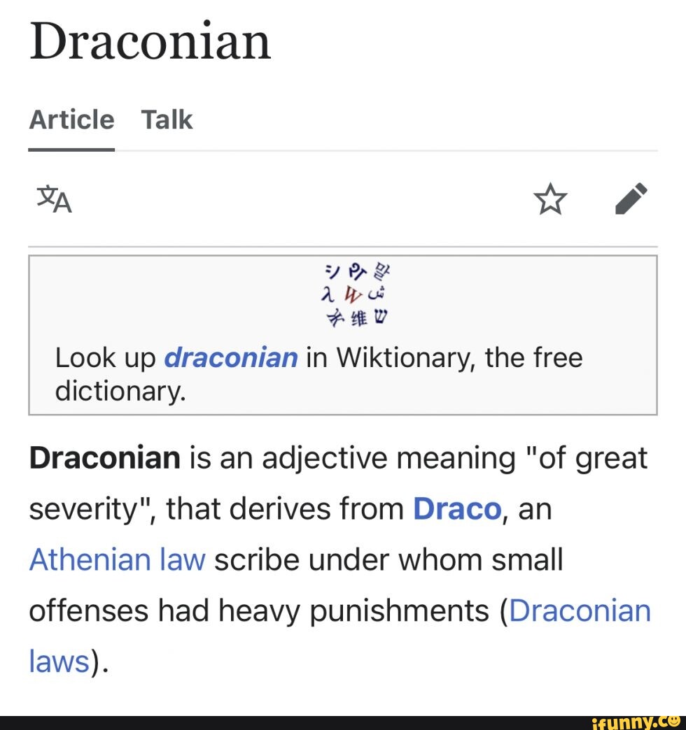 draconian-article-talk-xa-ww-awe-look-up-draconian-in-wiktionary-the-free-dictionary-draconian