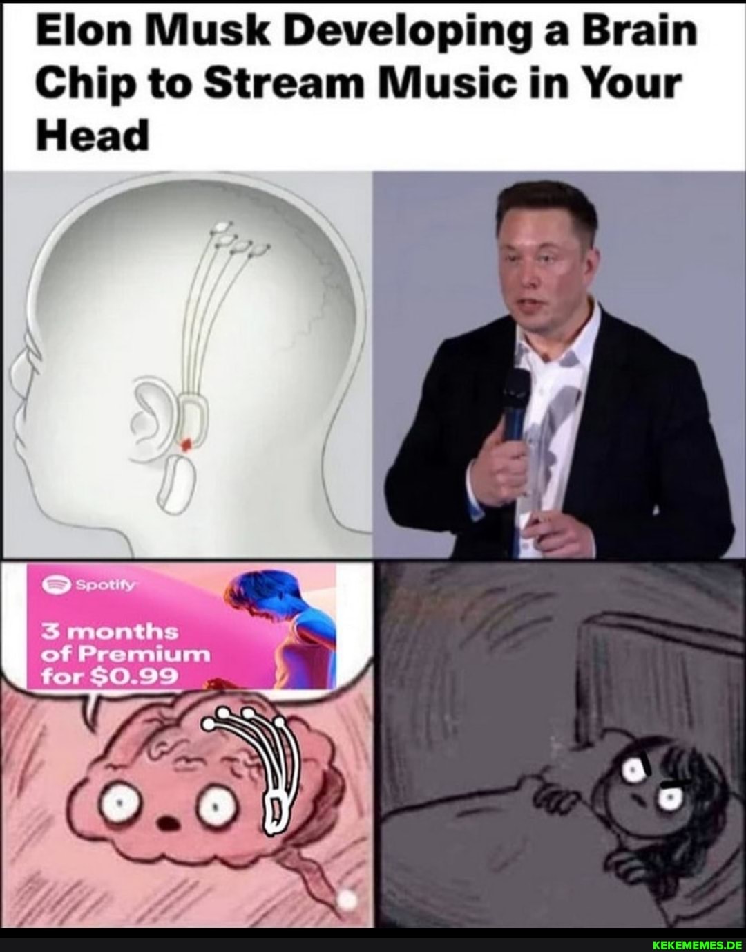 Elon Musk Developing a Brain
Chip to Stream Music in Your
Head
months
of