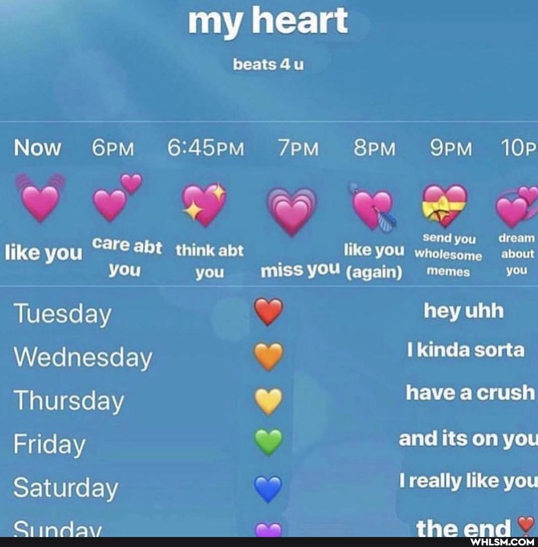 Now
like you Care abt think abt like YOU
~ an
Tuesday
Wednesday
Thursday
Friday
Saturday
my heart
beats
you
dream
send yo! like YOU wholesome about you you miss you (again) memes you
hey uhh kinda sorta have a crush and its on you really like you