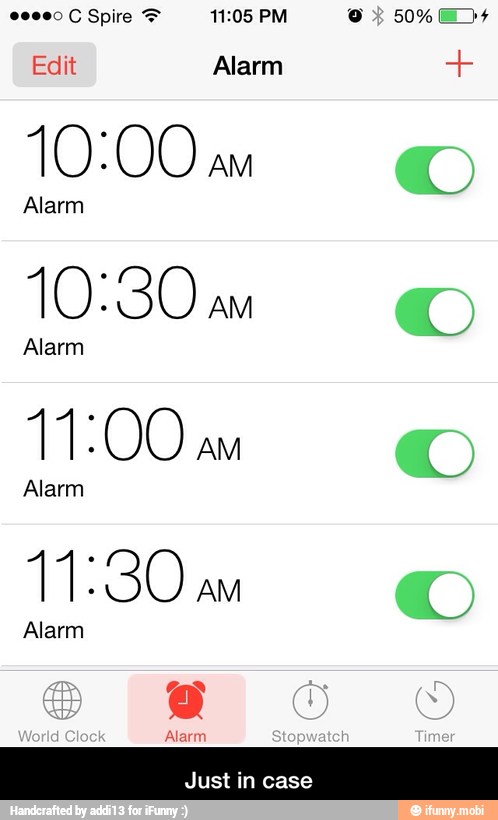 10:00 AM
0
10:30 AM
D
Just in case - Just in case