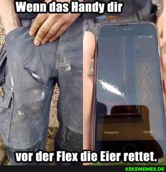 Wenn das Handy dir
4 I
"yar ler Fleu ip Fier rettet