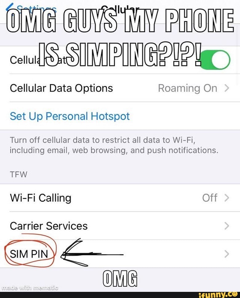 Cellular Data Options Roaming On Set Up Personal Hotspot Turn off