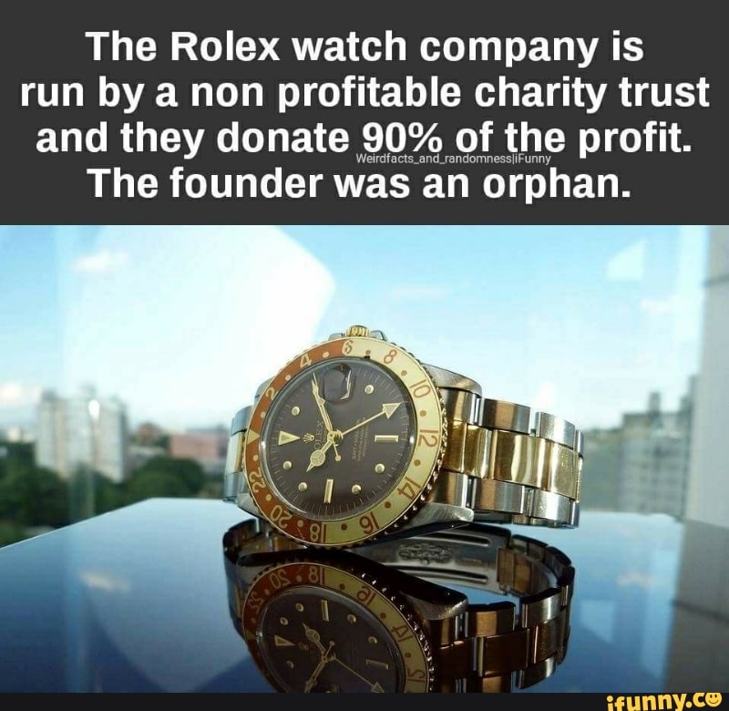 rolex a non profit company