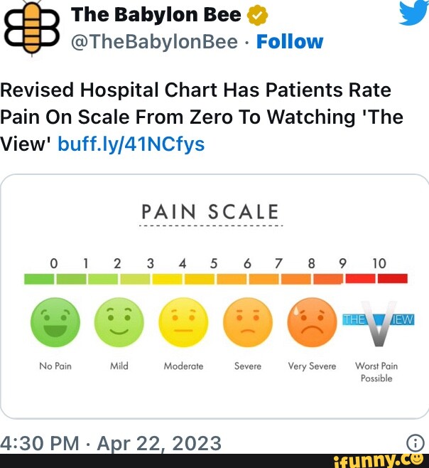 The Babylon Bee TheBabylonBee Follow Revised Hospital Chart Has