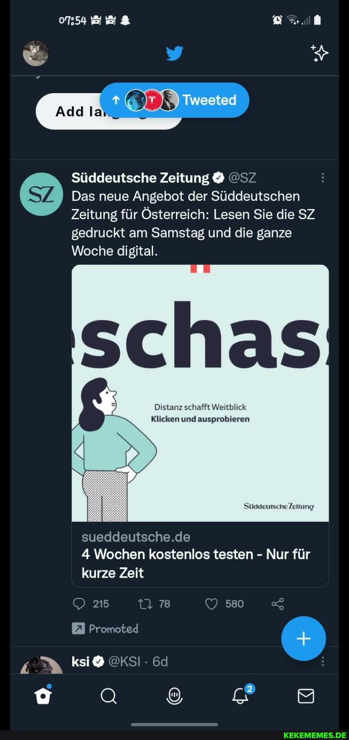 Süddeutsche Zeitung @SZ Das neue Angebot der Süddeutschen Zeitung für Österr
