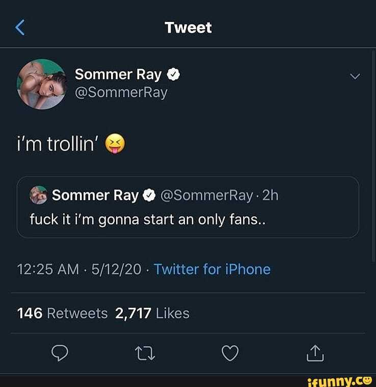 Does sommer ray have a only fans