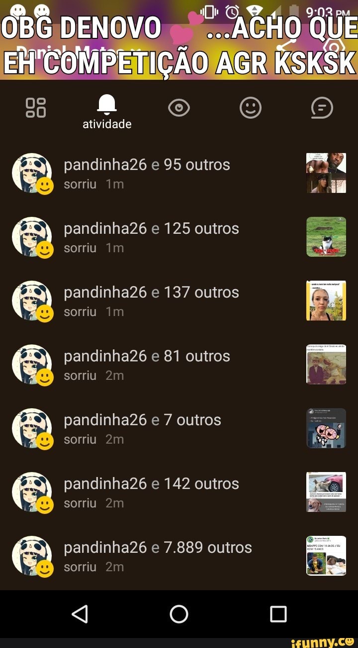 pandinha26 e 95 outros
sorriu Im
pandinha26 e 125 outros
sorriu Im
pandinha26 e 137 outros
sorriu Im
pandinha26 e 81 outros
sorriu 2m
pandinha26 e 7 outros
sorriu 2m
pandinha26 e 142 outros
sorriu 2m
pandinha26 e 7.889 outros