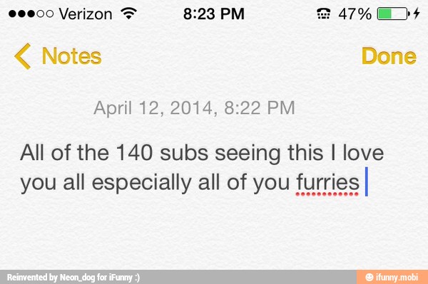 April 12, 2014, 8:22 PM
All of the 140 subs seeing this I love