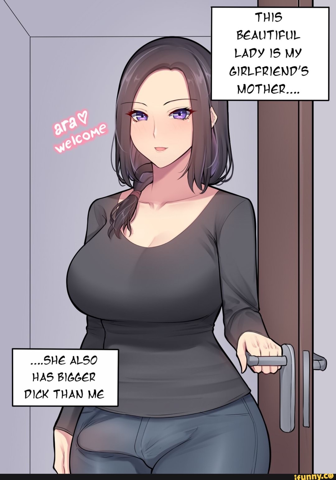 This beautiful lady is my girlfriend mother