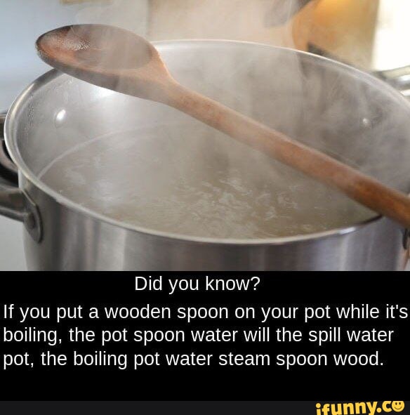 Did you know, the hole in the handle of the pot is designed to hold a  spoon. : r/pics