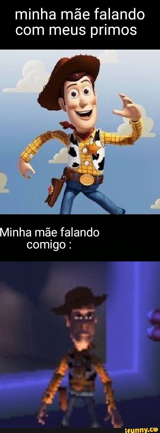 minha mãe falando com meus primos
Minha mãe falando comigo :
GE