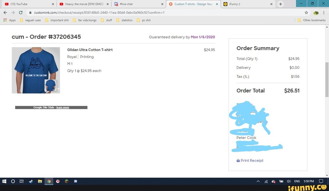 E ERR Em x
Order Summary
Royal! Printing
Pa
Mt
pres
LN
Order Total $26.51
OS