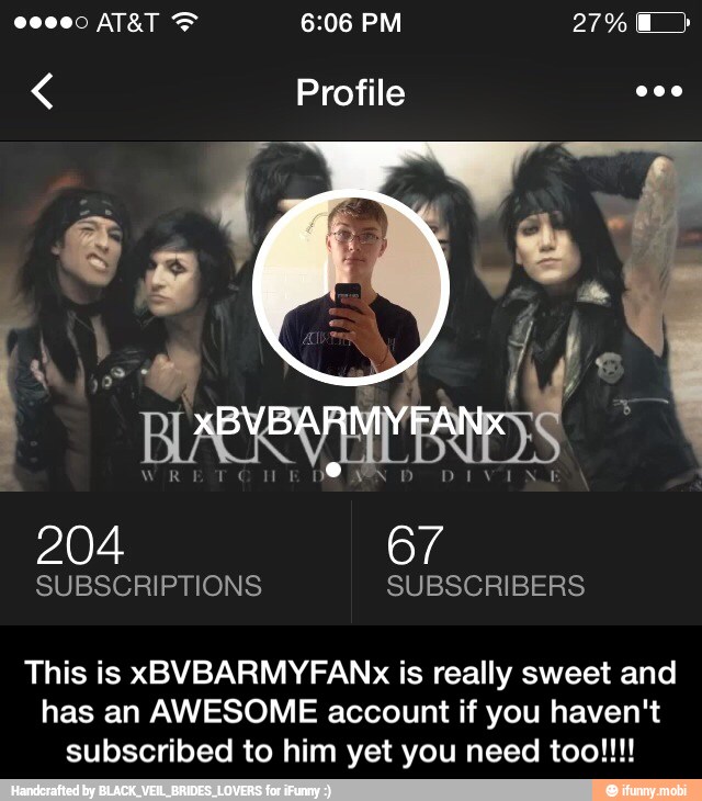 This is xBVBARMYFANx is really sweet and
has an AWESOME account if you haven't
subscribed to him yet you need too!!!! - This is xBVBARMYFANx is really sweet and has an AWESOME account if you haven't subscribed to him yet you need too!!!!