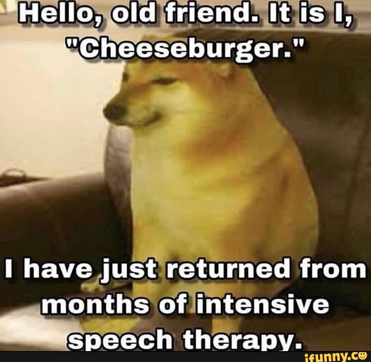 I have just returned from
TO oflintensive
E therapy.