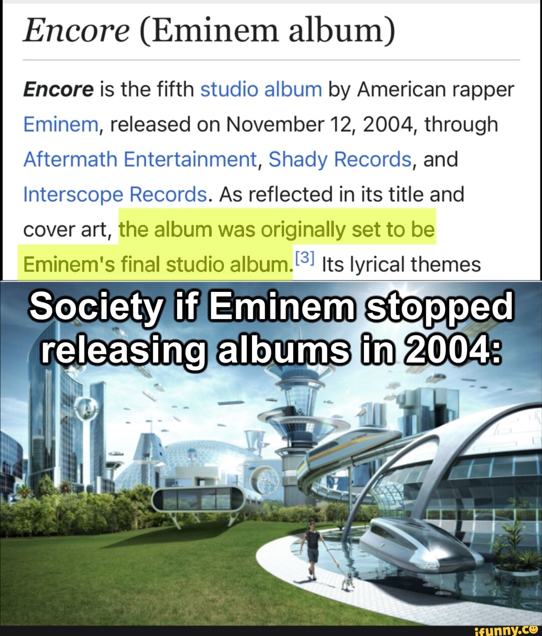 Encore (Eminem album) Encore is the fifth studio album by American ...