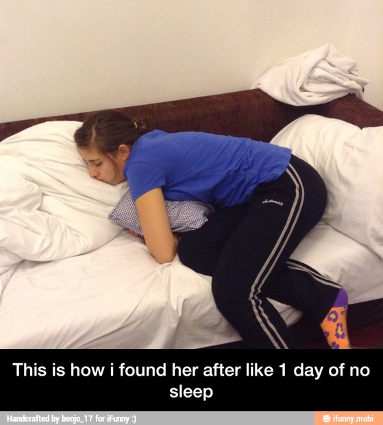 This is how i found her after like 1 day of no
sleep - This is how i found her after like 1 day of no sleep
