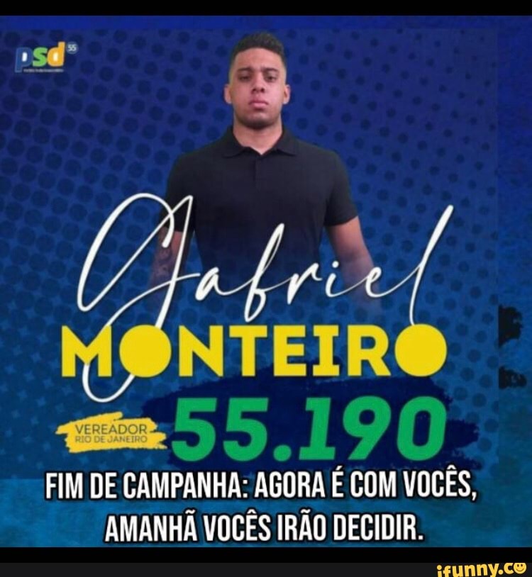 :55.190
FIM DE CAMPANHA: AGORA É COM VOCÊS,
AMANHÃ VOCÊS IRÃO DECIDIR.