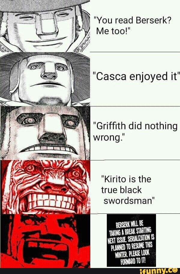 Griffith Rizz Berserk memes. Best Collection of funny Berserk pictures on iFunny