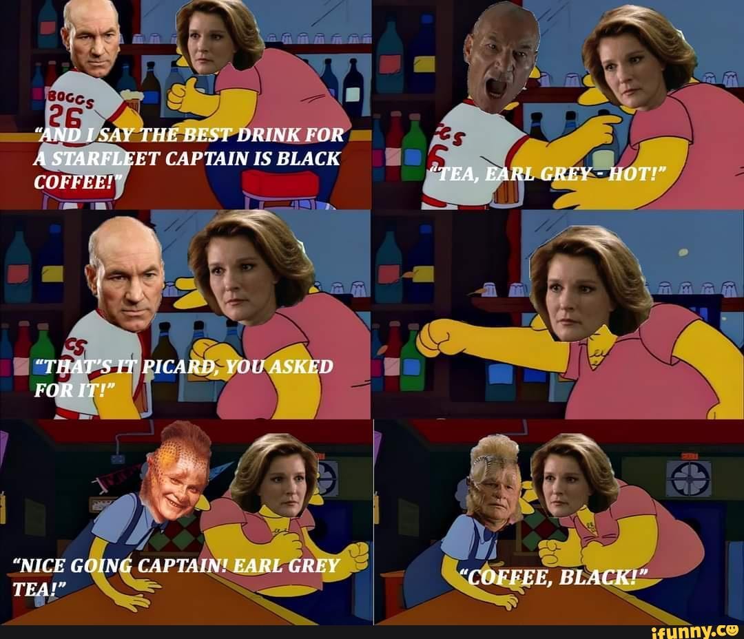 Have a Treksons dump I beamed up from a strange new world "AND SAY