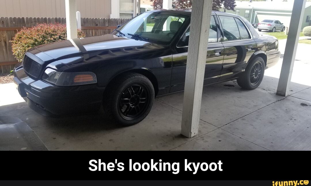 She's looking kyoot