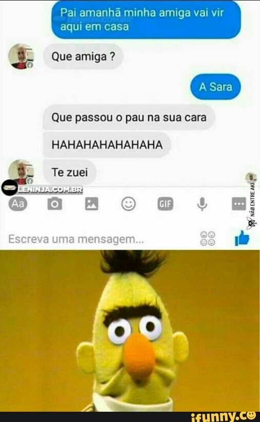 aqui em casa
Que passou o pau na sua cara
HAHAHAHAHAHAHA
I
RF
Escreva uma mensagem..
