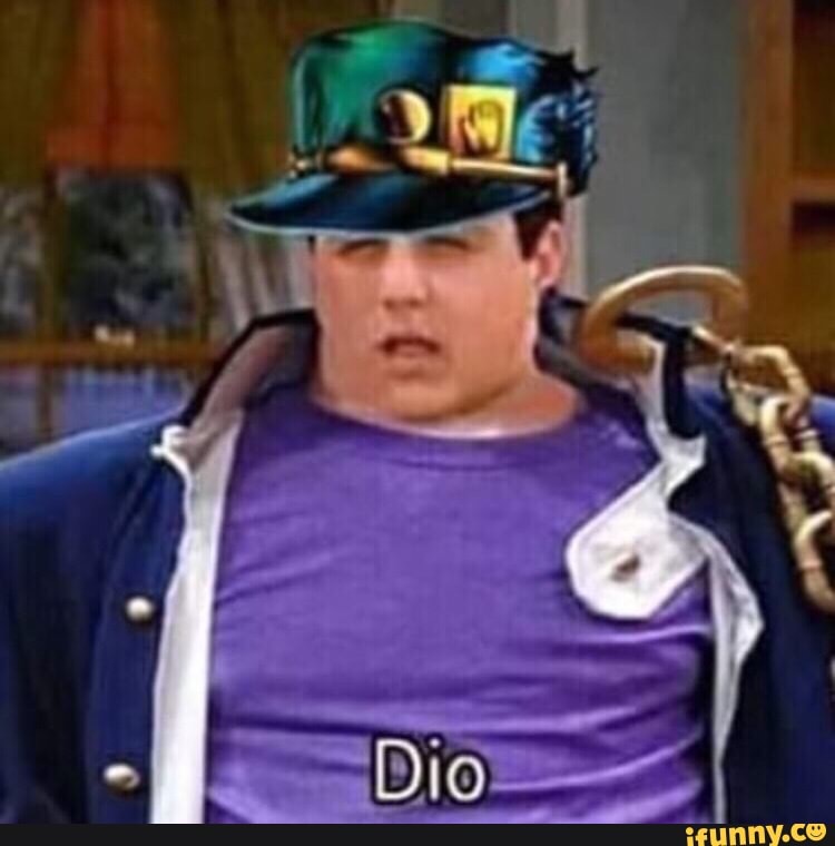 jojosbizarreadventure, jojo, dio, funny, lmao