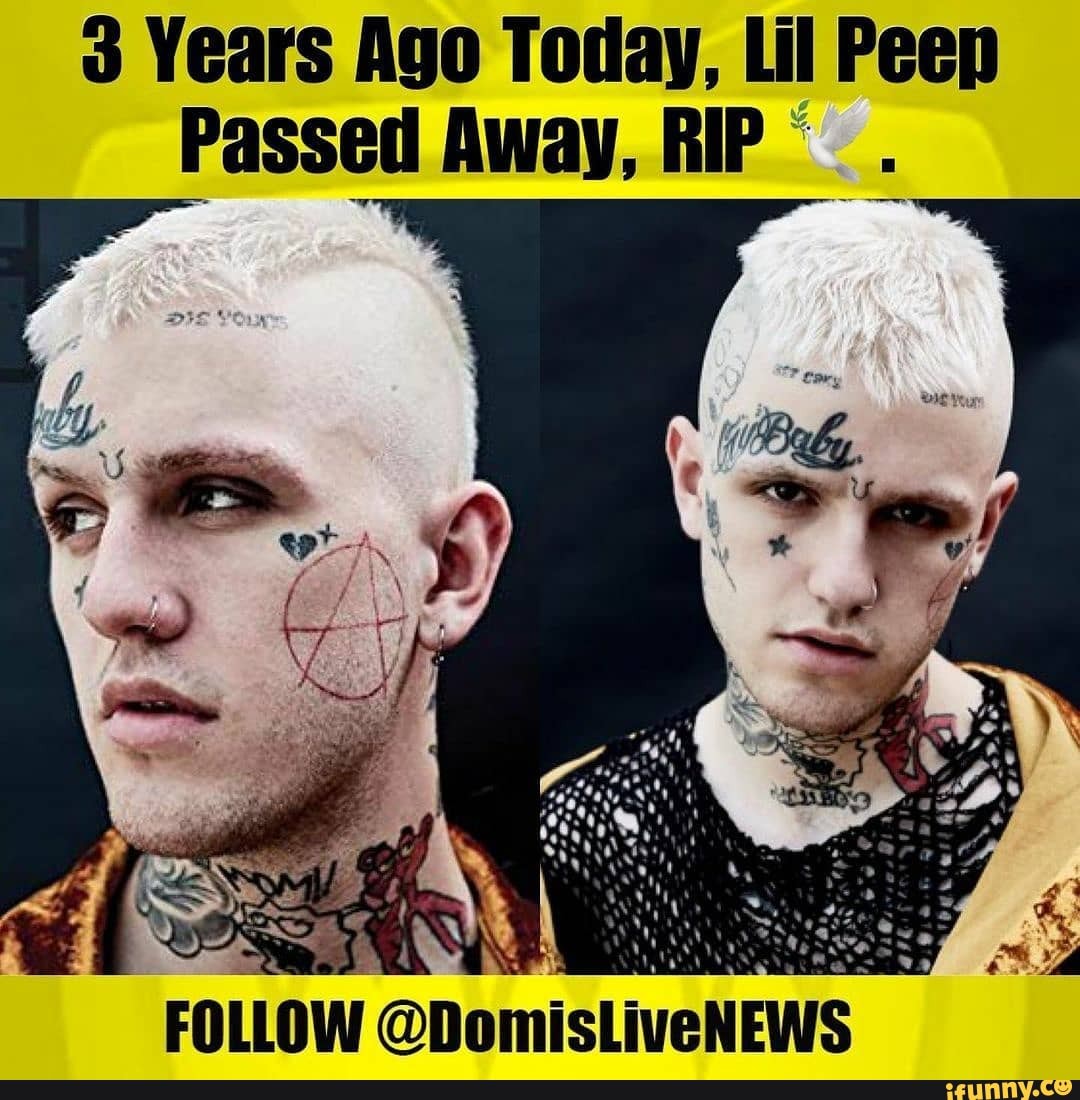 3 Years Ago Today, Lil Peep Passed Away, RIP_ FOLLOW @DomisliveNEWS ...