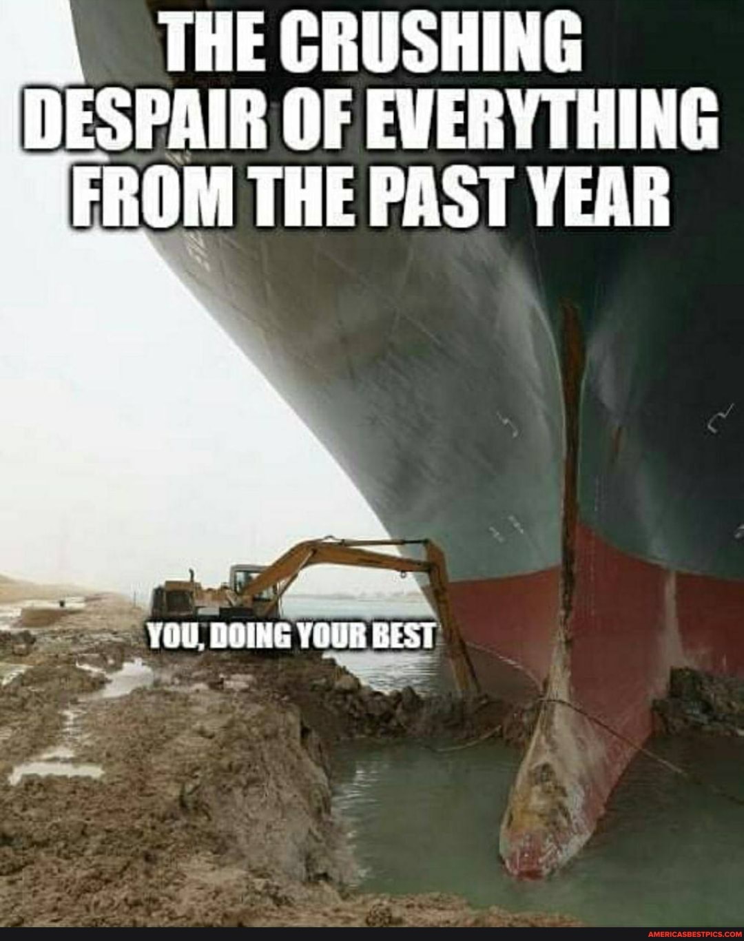 THE CRUSHING DESPAIR OF EVERYTHING FROM THE PAST YEAR
YOU, DOING YOUR BEST
BEST SE
