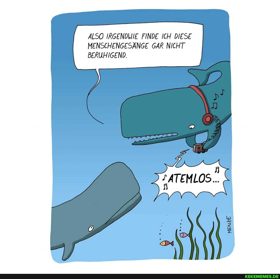 ALSO IRGENDWIE FINDE ICH DIESE MENSCHENGESÄNGE GAR NICHT BERUHIGEND.