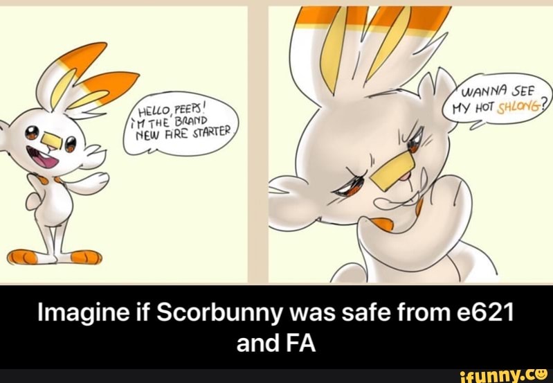 Imagine if Scorbunny was safe from e621 and FA - Imagine if Scorbunny was s...