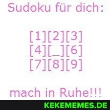 Sudoku für dich:
