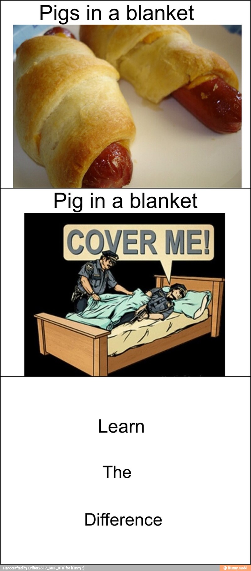Pigs in a blanket
Poa