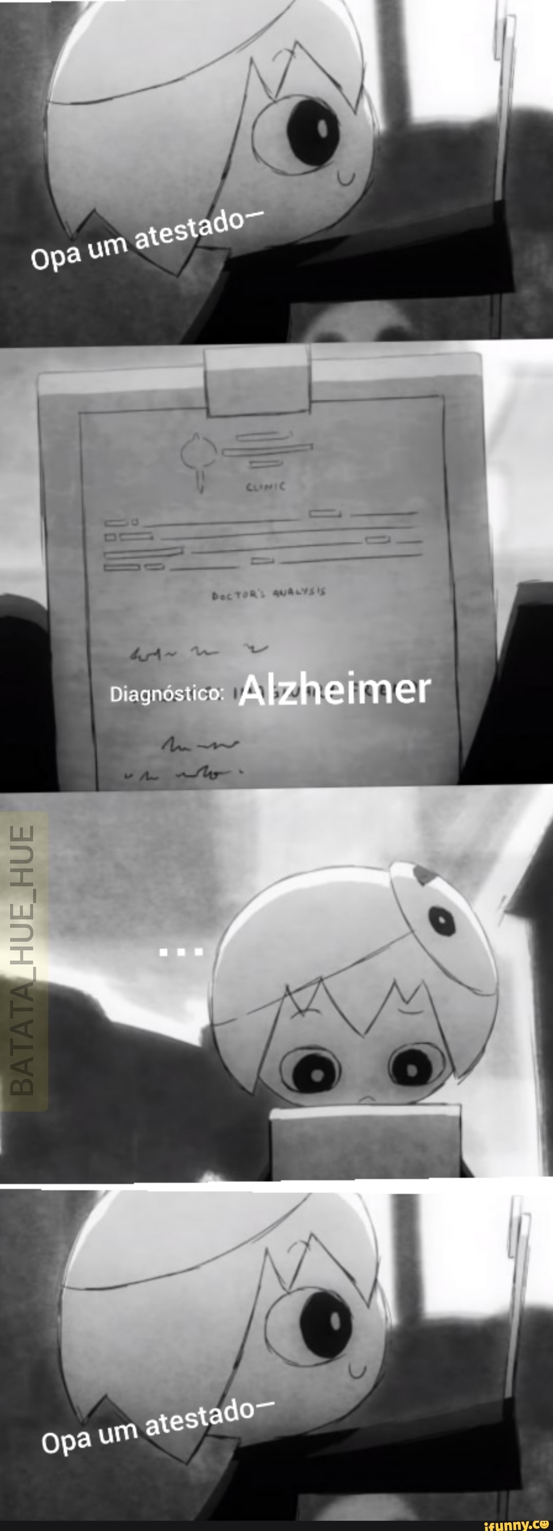 Opa atestado"
rr
Diagnóstico: .
"co Alzheimer
opa atestado"