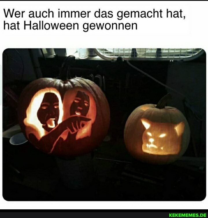 Wer auch immer das gemacht hat, hat Halloween gewonnen