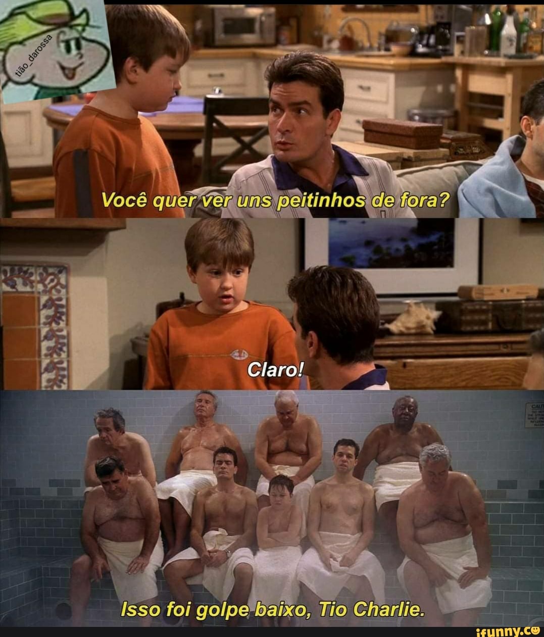 Você
Es
Isso foi Tio Charlie.