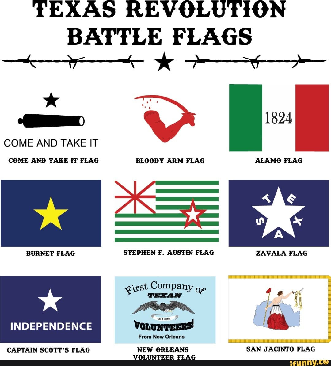 alamo fight with flag