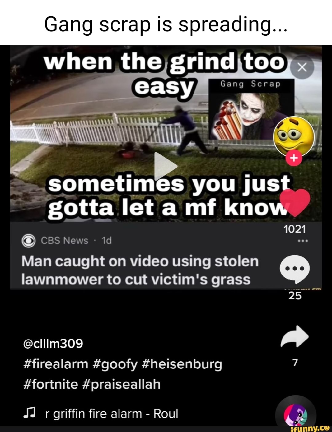 Gang scrap is spreading... when the) when, the easy Gang Serap grind ...