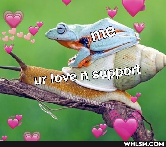 ur love. support