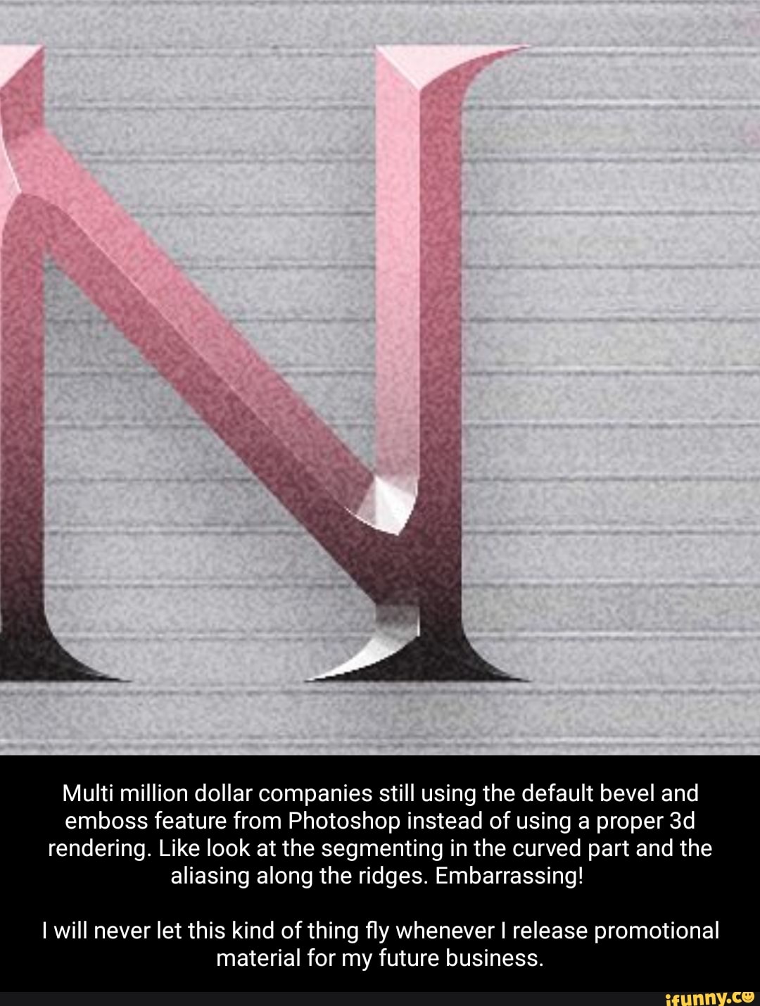 Multi million dollar companies still using the default bevel and emboss