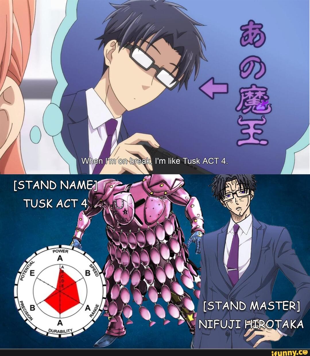 STAND TUSK ACT 4) [STAND MASTER] BILITY - iFunny