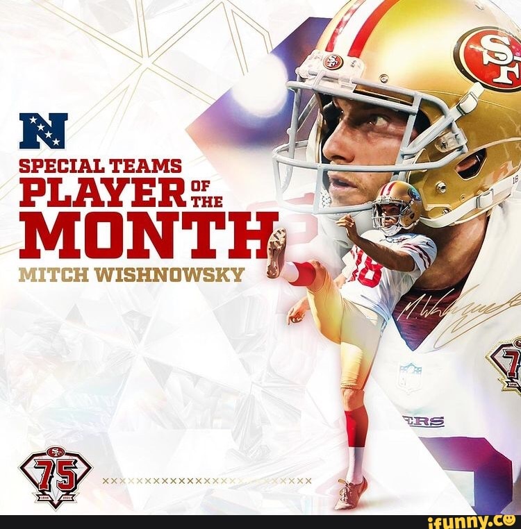 Mitch Wishnowsky Named NFC Special Teams Player of the Month