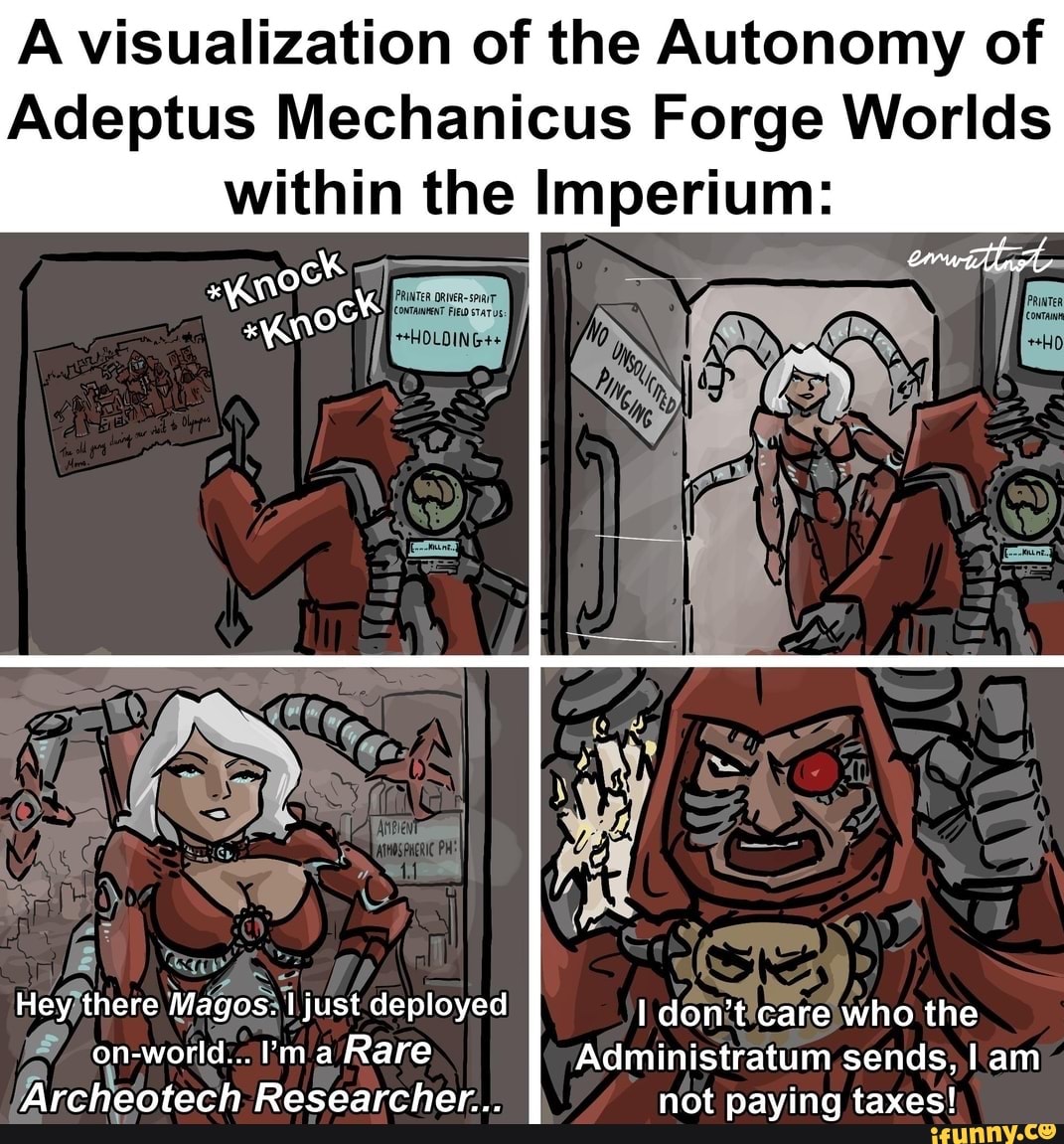 Adeptus mechanicus meme
