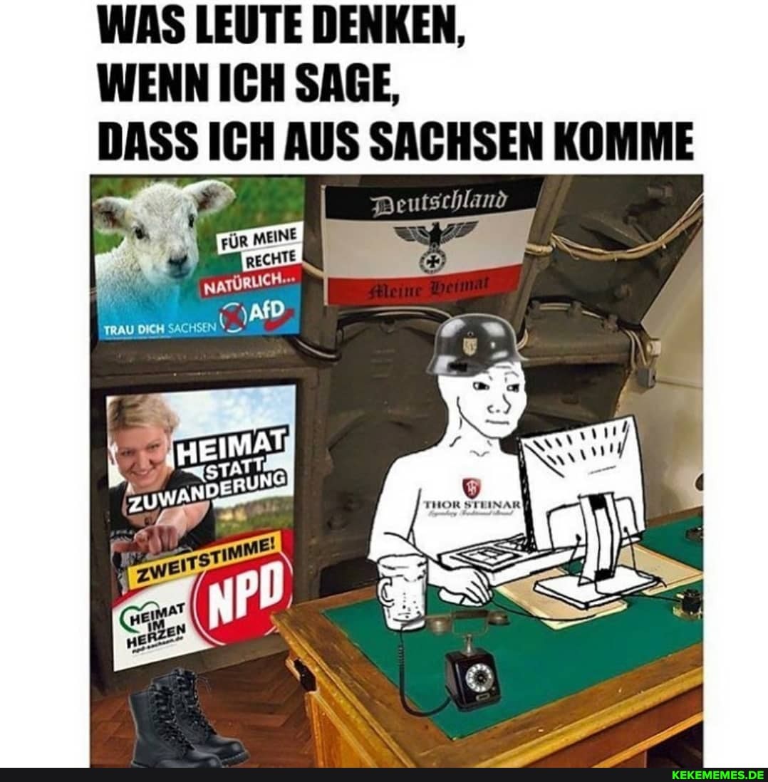 WAS LEUTE DENKEN,
WENN ICH SAGE,
DASS ICH AUS SACHSEN KOMME
Deutschland