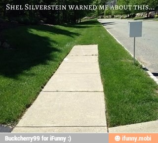 SHEL SILVERSTEIN WARNED ME ABOUT THIS.
as JEF