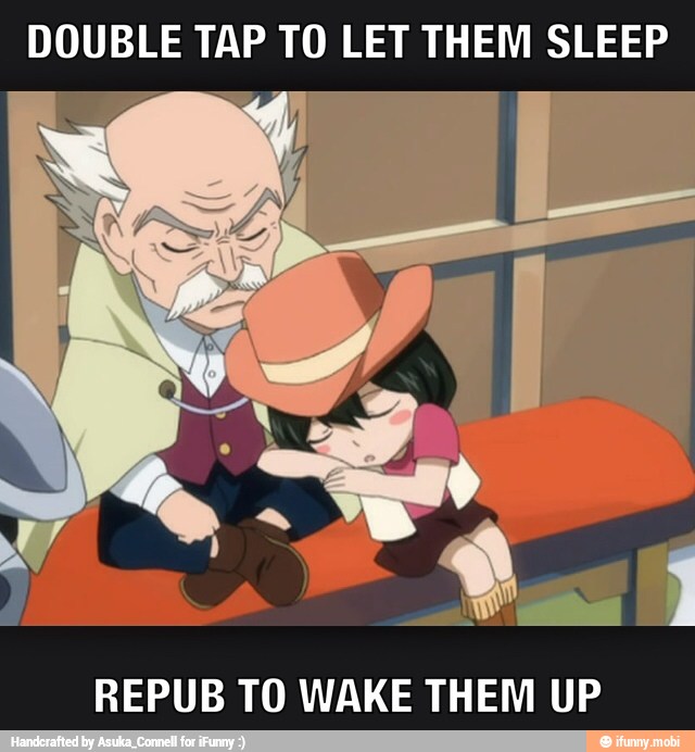 DOUBLE TAP TO LET THEM SLEEP
REPUB TO WAKE THEM UP